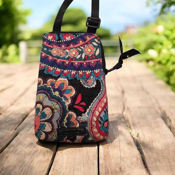 Vera Bradley Handbags - Vera Bradley Haymaker Paisley Cellphone Crossbody